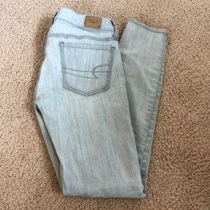 Gray skinny jeans